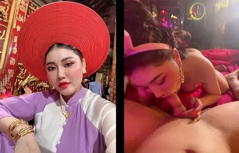 Cô ấy Trang ngực lớn, hút dương vật rất đẹp