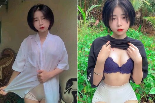 Em ngắn tóc BJ dễ thương