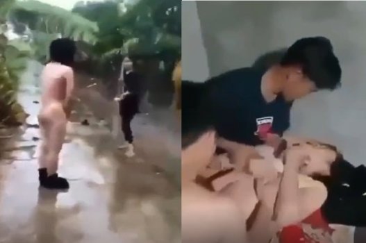 Đè đầu em học sinh cấp 3 vào ban đêm