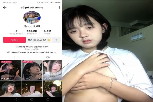 Ngọc Nhi, cô nàng xinh đẹp, thích thú khi thực hiện tư thế 
