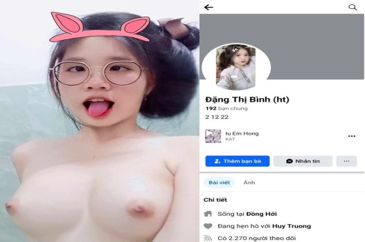 Em gái Đặng Thị Bình xinh đẹp, da trắng mịn
